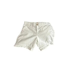 Khakis By Gap Womens Mid Rise Flat Front The Boyfriend Short‎ Tan Size 12